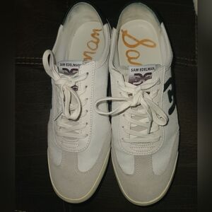 Sam Edelman White and Black Women's Sneakers